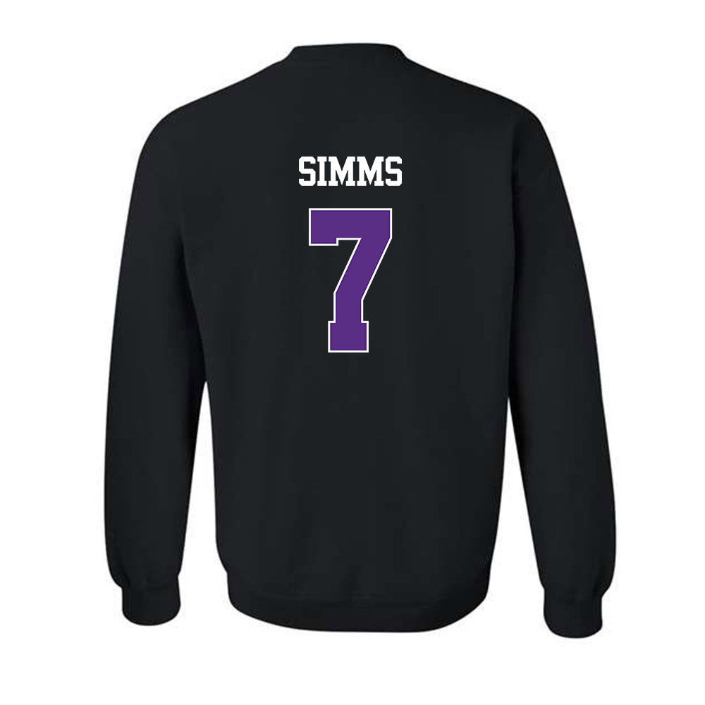 TCU - NCAA Football : Julius Simms - Classic Shersey Crewneck Sweatshirt-1