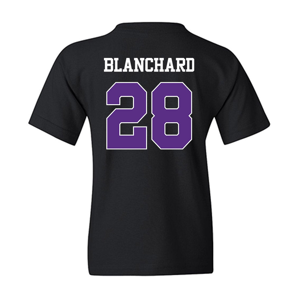 TCU - NCAA Baseball : Colin Blanchard - Classic Shersey Youth T-Shirt-1