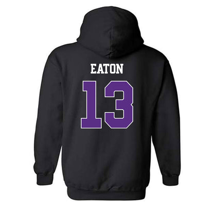 TCU - NCAA Baseball : Cole Eaton - Classic Shersey Hooded Sweatshirt-1
