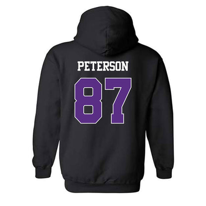 TCU - NCAA Football : Mason Peterson - Classic Shersey Hooded Sweatshirt-1