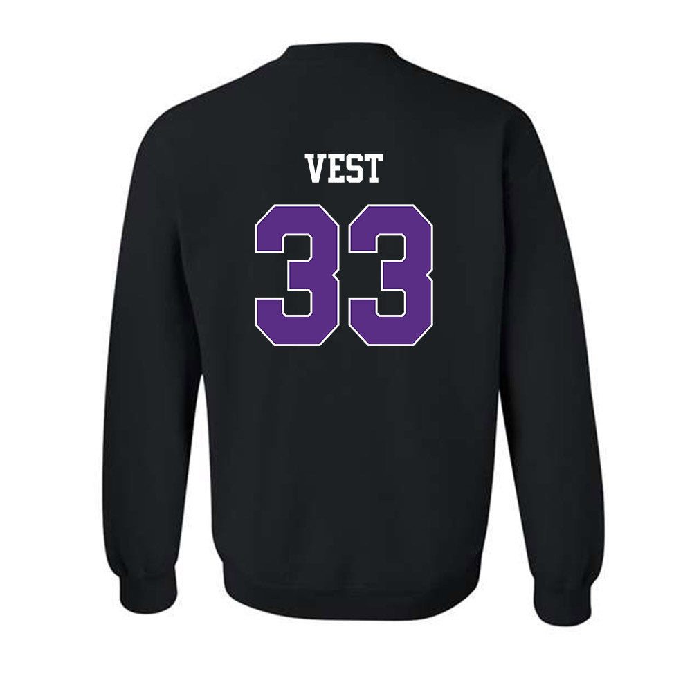 TCU - NCAA Women's Soccer : Grace Vest - Classic Shersey Crewneck Sweatshirt-1