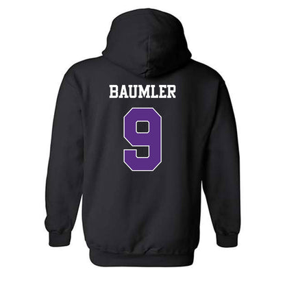TCU - NCAA Baseball : Trever Baumler - Classic Shersey Hooded Sweatshirt-1