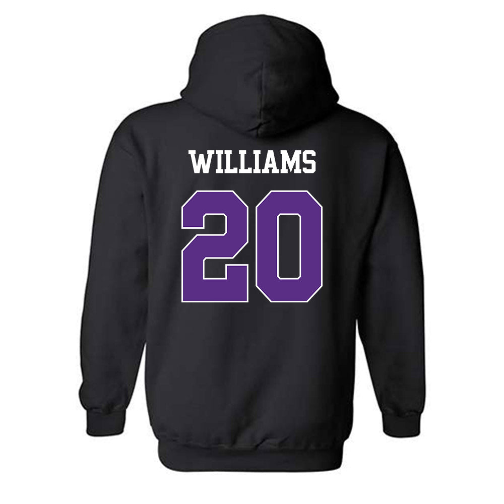 TCU - NCAA Football : Anthony Williams - Classic Shersey Hooded Sweatshirt-1