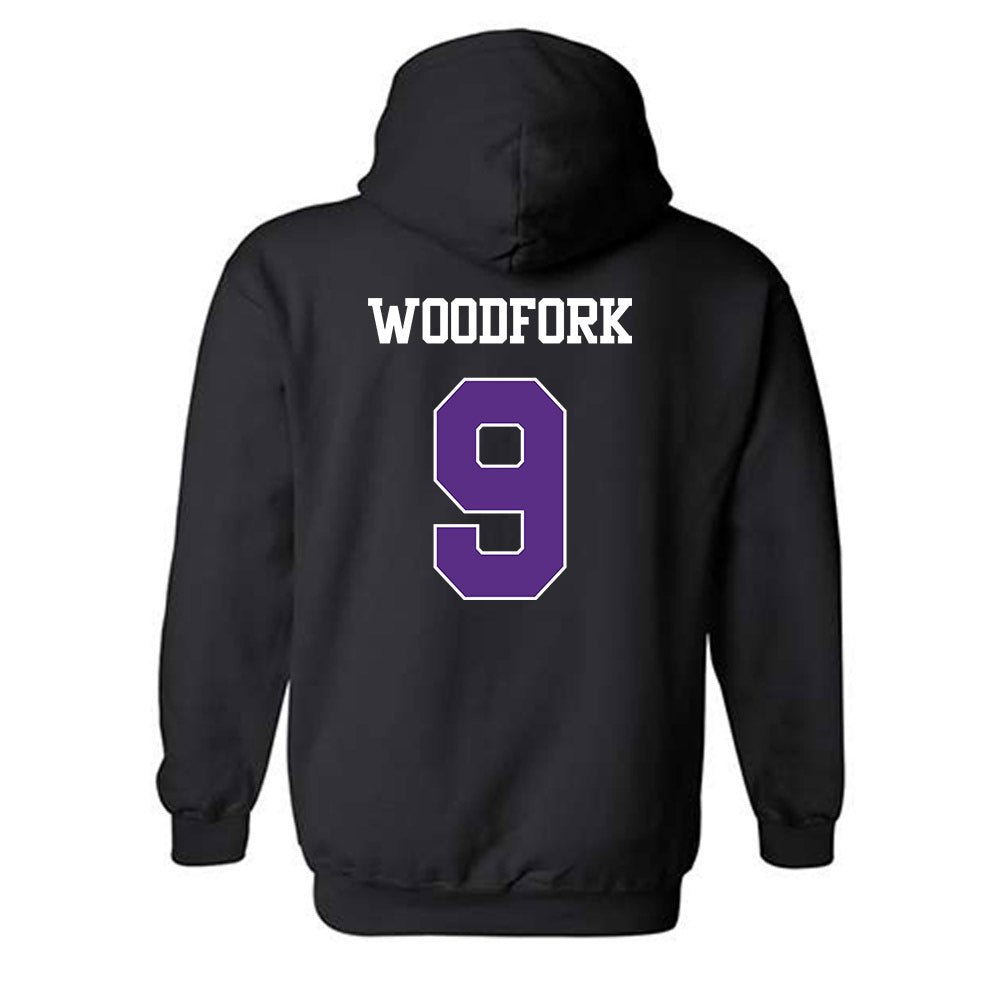 TCU - NCAA Football : Chad Woodfork - Classic Shersey Hooded Sweatshirt-1
