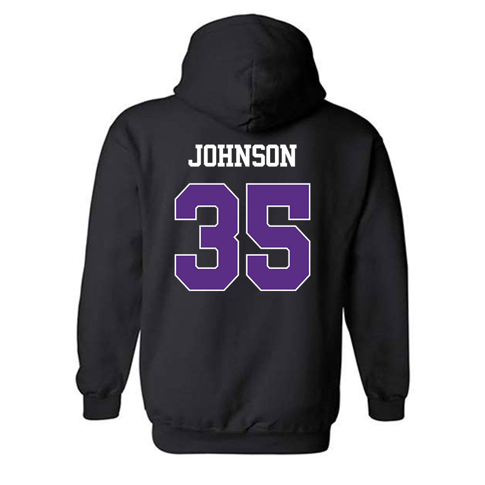 TCU - NCAA Football : Tristan Johnson - Classic Shersey Hooded Sweatshirt-1