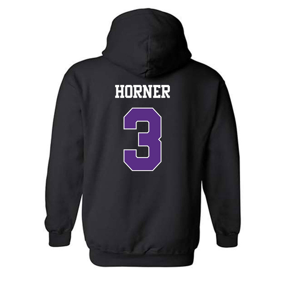TCU - NCAA Women's Volleyball : Addy Horner - Classic Shersey Hooded Sweatshirt-1