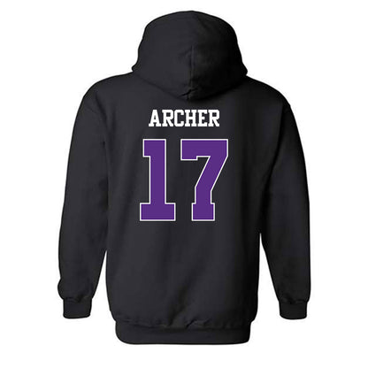 TCU - NCAA Women's Volleyball : Rosemary Archer - Classic Shersey Hooded Sweatshirt-1
