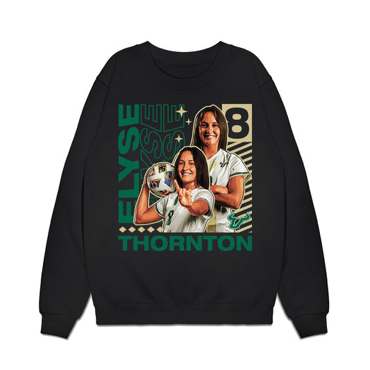 USF - NCAA Women's Soccer : Elyse Thornton - Collage Premium Crewneck Sweatshirt-0