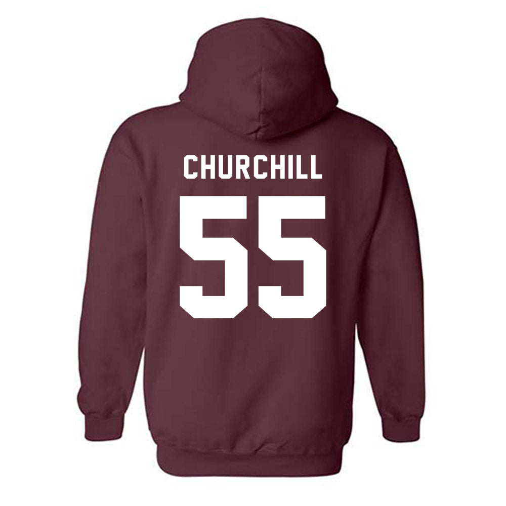 Texas A&M - NCAA Women's Soccer : Ireland Churchill - Sports Shersey Hooded Sweatshirt-1