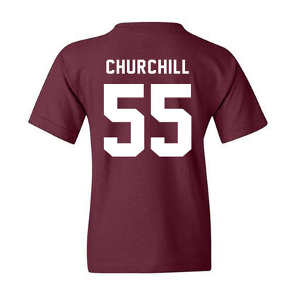 Texas A&M - NCAA Women's Soccer : Ireland Churchill - Sports Shersey Youth T-Shirt-1
