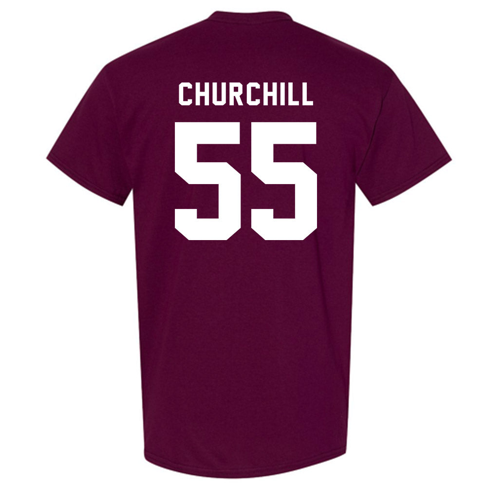 Texas A&M - NCAA Women's Soccer : Ireland Churchill - Sports Shersey T-Shirt-1