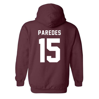 Texas A&M - NCAA Women's Soccer : Adelaide Paredes - Sports Shersey Hooded Sweatshirt-1