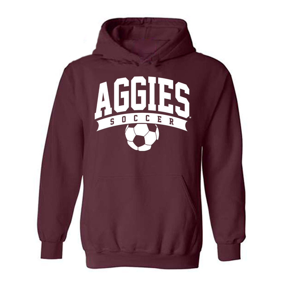 Texas A&M - NCAA Women's Soccer : Leah Diaz - Sports Shersey Hooded Sweatshirt-0