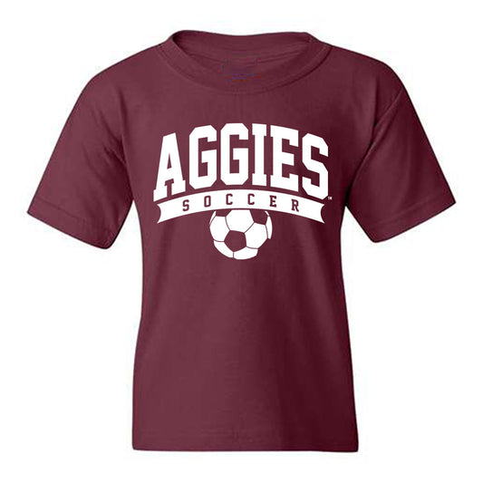 Texas A&M - NCAA Women's Soccer : Brynja Knudsen - Sports Shersey Youth T-Shirt-0