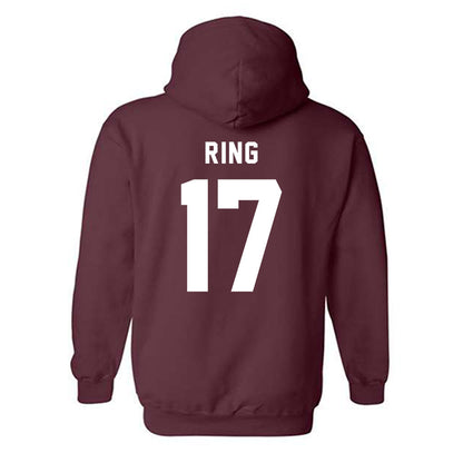 Texas A&M - NCAA Women's Volleyball : Natalie Ring - Sports Shersey Hooded Sweatshirt-1