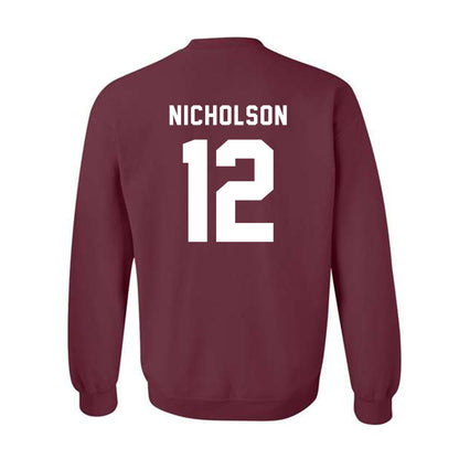 Texas A&M - NCAA Women's Volleyball : Lily Nicholson - Sports Shersey Crewneck Sweatshirt-1