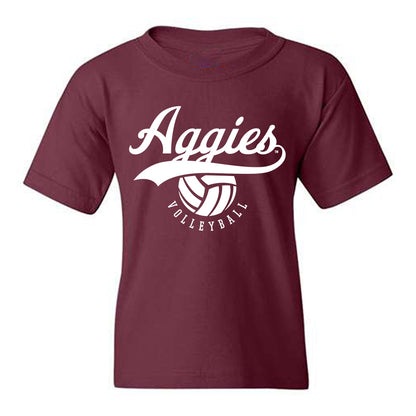 Texas A&M - NCAA Women's Volleyball : Lily Nicholson - Sports Shersey Youth T-Shirt-0