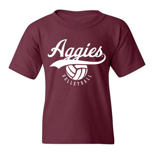 Texas A&M - NCAA Women's Volleyball : Lolufe Adedeji - Sports Shersey Youth T-Shirt-0