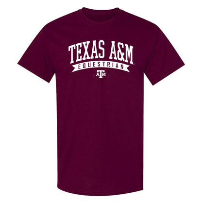 Texas A&M - NCAA Equestrian : Brooke Tegtmeyer - Sports Shersey T-Shirt-0