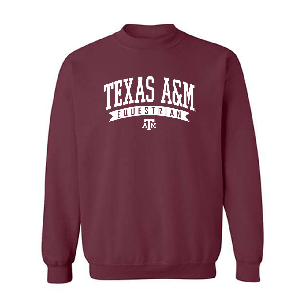 Texas A&M - NCAA Equestrian : Avery Deyoung - Sports Shersey Crewneck Sweatshirt-0