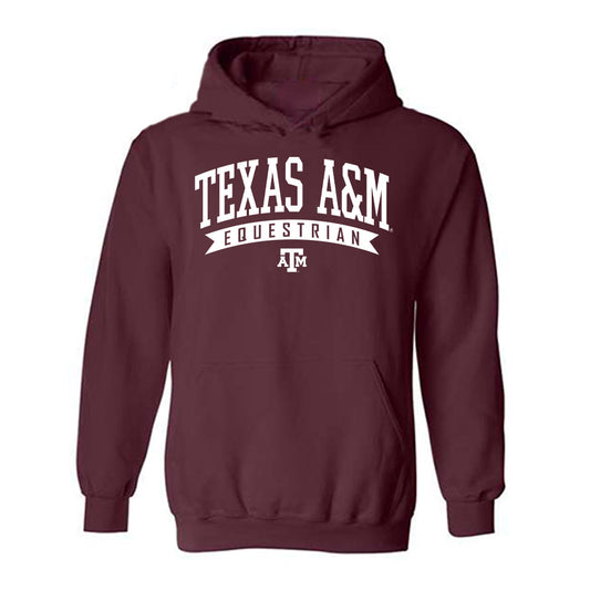 Texas A&M - NCAA Equestrian : Natalie Coffin - Sports Shersey Hooded Sweatshirt-0