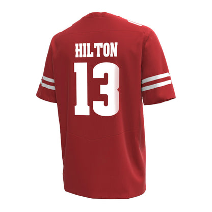 Wisconsin - NCAA Football : Eugene Hilton - Under Armour® Football Jersey-1