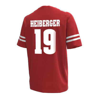 Wisconsin - NCAA Football : Thomas Heiberger - Under Armour® Football Jersey-1