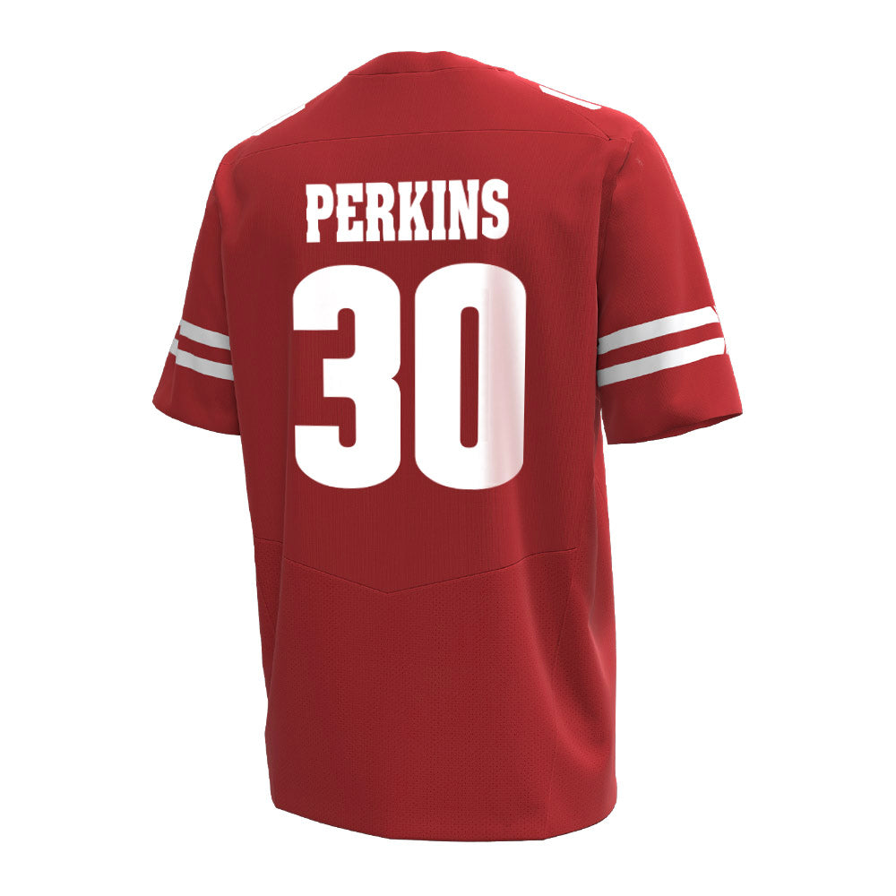 Wisconsin - NCAA Football : Charles Perkins - Under Armour® Football Jersey-1