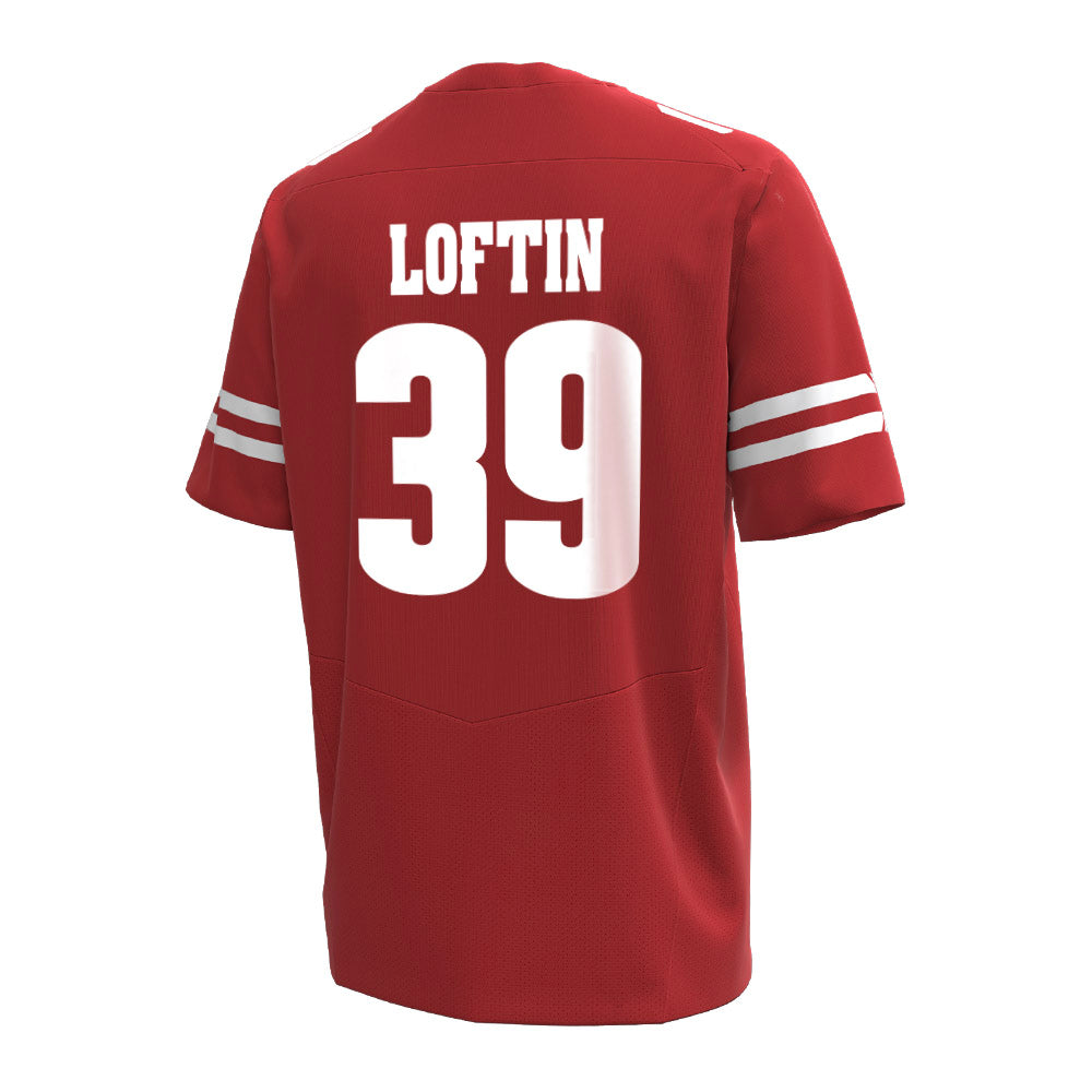 Wisconsin - NCAA Football : Jayden Loftin - Under Armour® Football Jersey-1