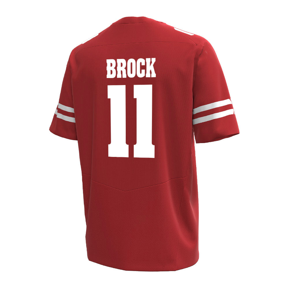 Wisconsin - NCAA Football : Kash Brock - Under Armour® Football Jersey-1