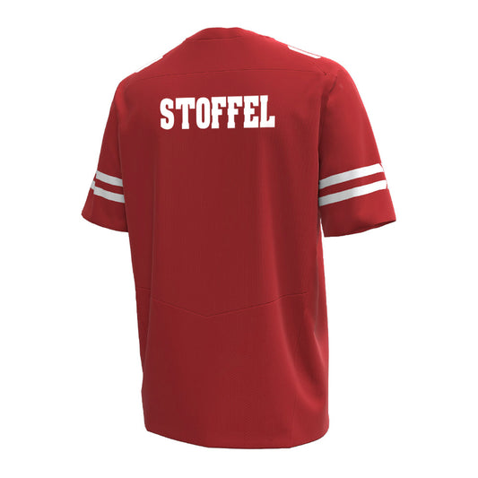 Wisconsin - NCAA Football : Treve Stoffel - Under Armour® Football Jersey-0