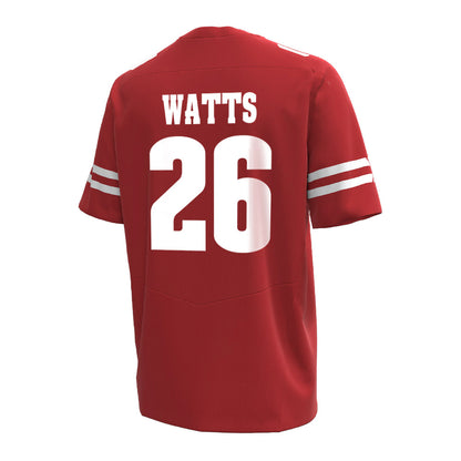 Wisconsin - NCAA Football : Kahni Watts - Under Armour® Football Jersey-1