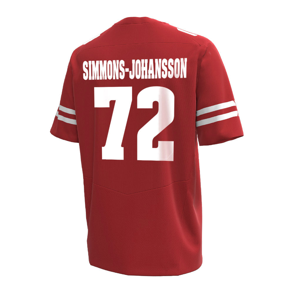 Wisconsin - NCAA Football : Lucas Simmons-Johansson - Under Armour® Football Jersey-1