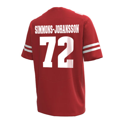 Wisconsin - NCAA Football : Lucas Simmons-Johansson - Under Armour® Football Jersey-1