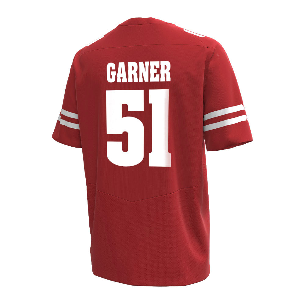 Wisconsin - NCAA Football : Micheal Garner - Under Armour® Football Jersey-1