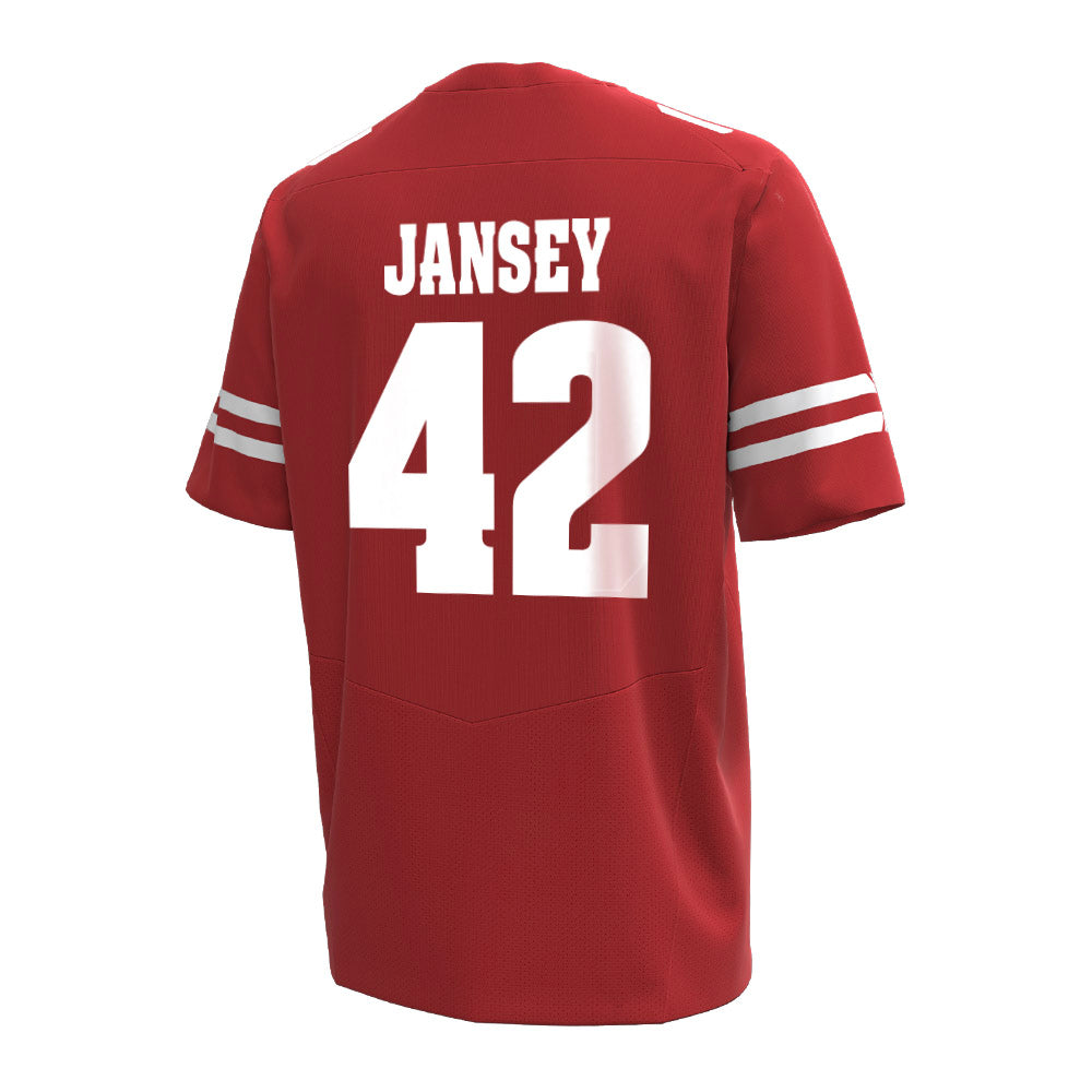 Wisconsin - NCAA Football : Tyler Jansey - Under Armour® Football Jersey-1
