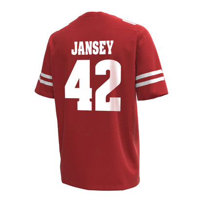 Wisconsin - NCAA Football : Tyler Jansey - Under Armour® Football Jersey-1
