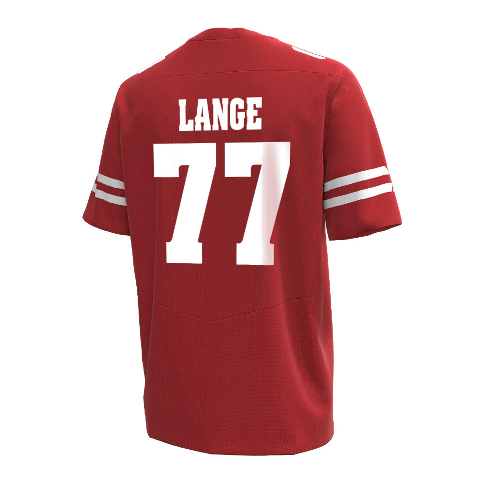 Wisconsin - NCAA Football : Peyton Lange - Under Armour® Football Jersey-1