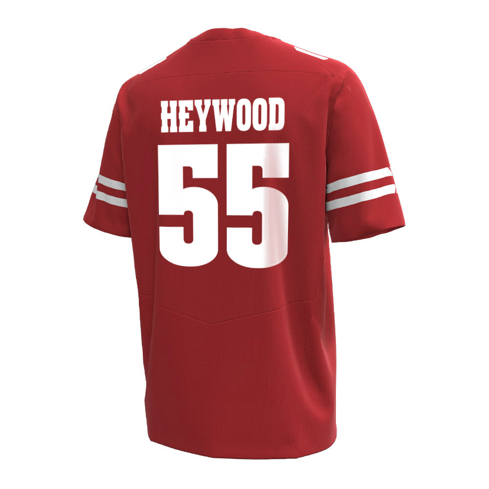 Wisconsin - NCAA Football : Kevin Heywood - Under Armour® Football Jersey-1