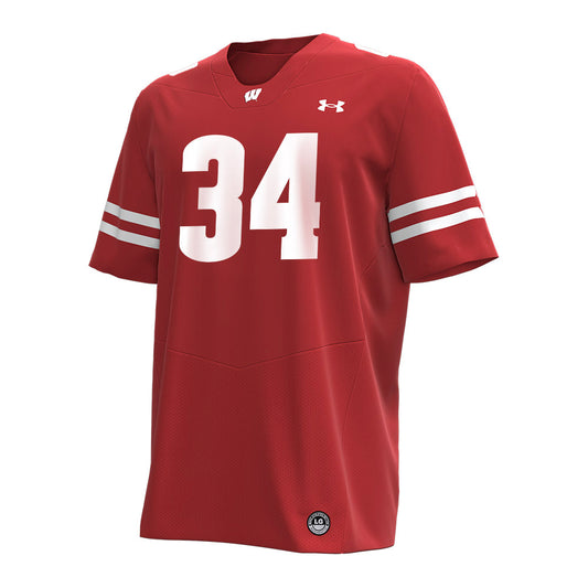 Wisconsin - NCAA Football : Ashton Fickell - Under Armour® Football Jersey-0