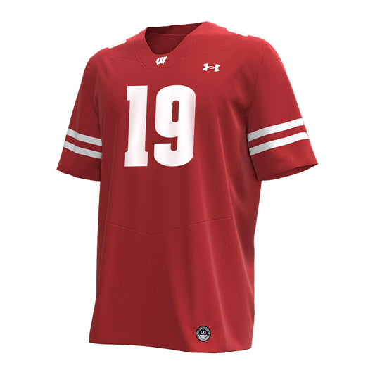 Wisconsin - NCAA Football : Langdon Nordgaard - Under Armour® Football Jersey-0