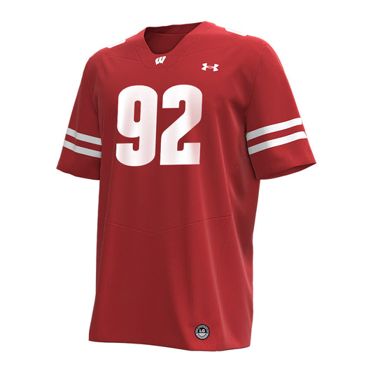Wisconsin - NCAA Football : Nolan Vils - Under Armour® Football Jersey-0