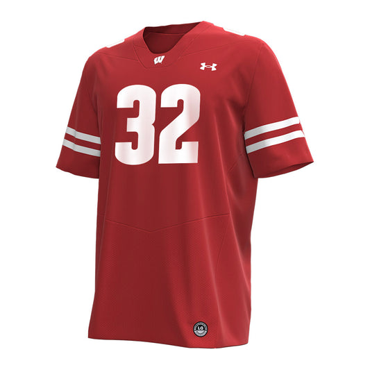 Wisconsin - NCAA Football : Harrison Bortolotti - Under Armour® Football Jersey-0