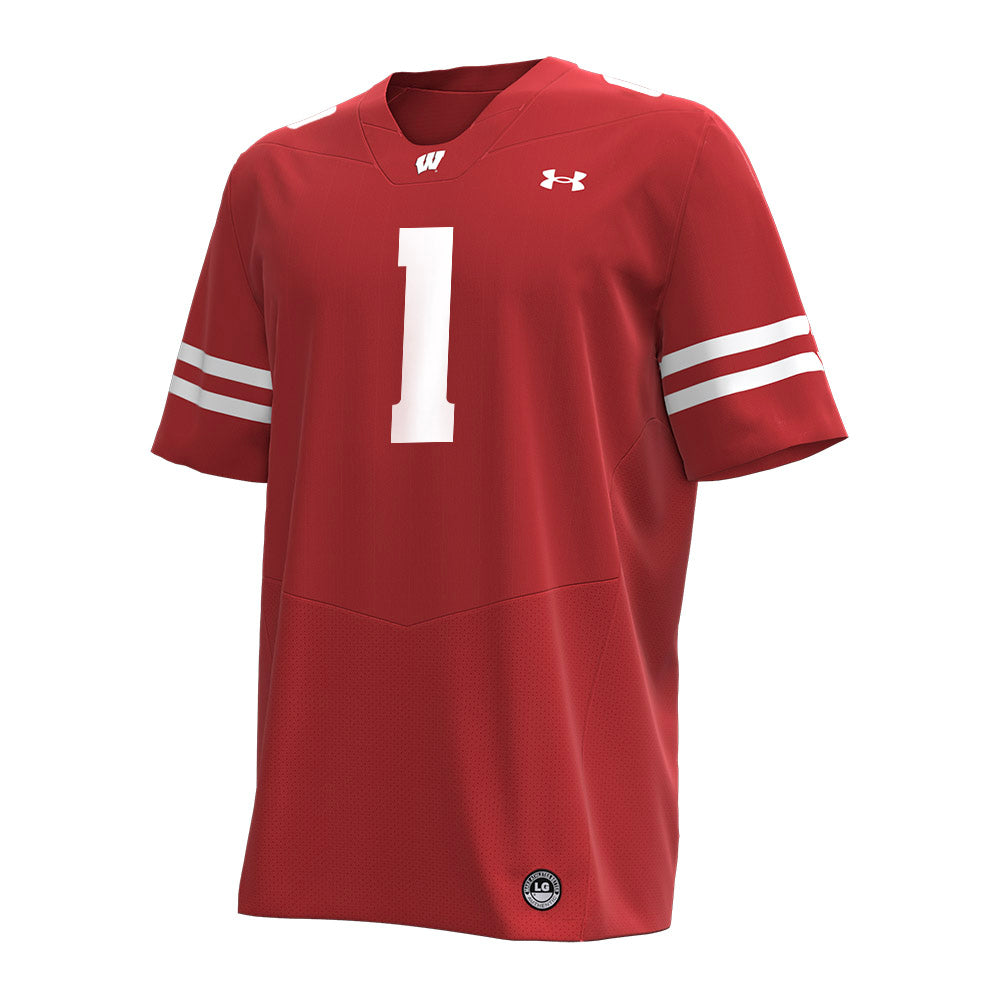 Wisconsin - NCAA Football : Eric Fletcher - Under Armour® Football Jersey-0
