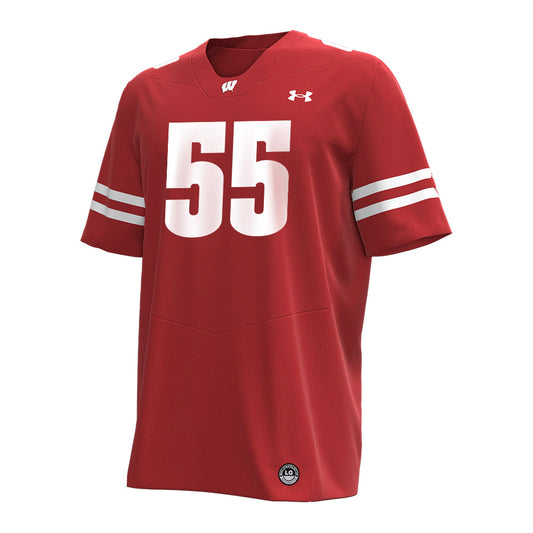 Wisconsin - NCAA Football : Kevin Heywood - Under Armour® Football Jersey-0
