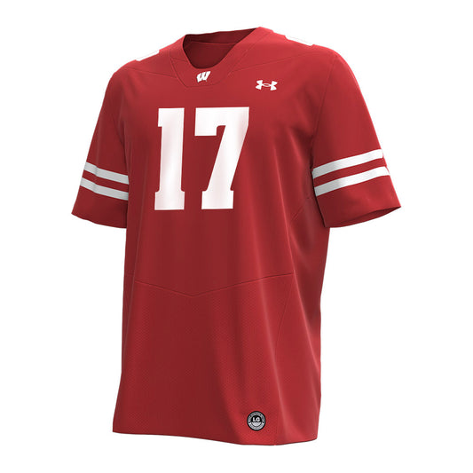 Wisconsin - NCAA Football : Nizyi Davis - Under Armour® Football Jersey-0