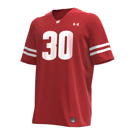 Wisconsin - NCAA Football : Charles Perkins - Under Armour® Football Jersey-0