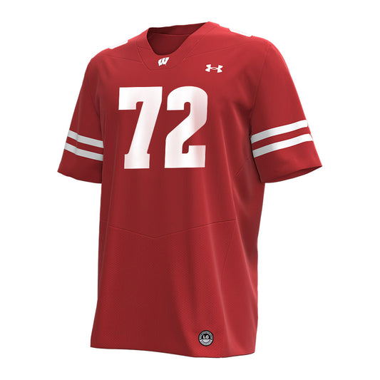 Wisconsin - NCAA Football : Lucas Simmons-Johansson - Under Armour® Football Jersey-0