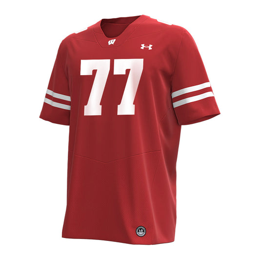 Wisconsin - NCAA Football : Will McDonald - Under Armour® Football Jersey-0
