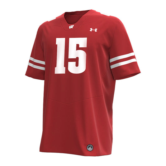 Wisconsin - NCAA Football : Nate Palmer - Under Armour® Football Jersey-0